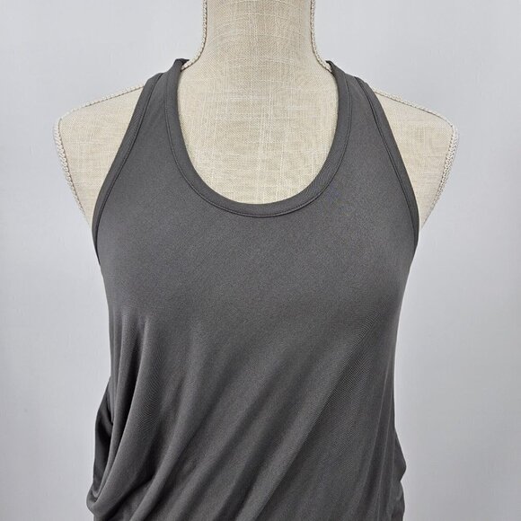 Rag & Bone Adelaide Racerback Mini Dress Gray Women’s Size 4 Ruched Bodycon - Picture 3 of 10